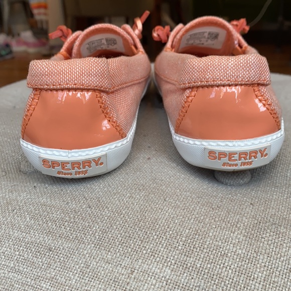 Sperry Slip On Lounge Away Sneaker Orangey Light Peach Women's 6 - Picture 6 of 14